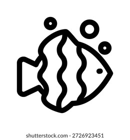Fisch-Symbol-Illustration, Vektordesign-Vorlage