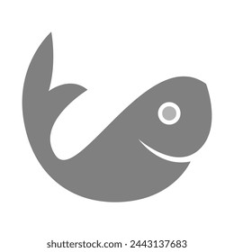 Fish icon image design illustration