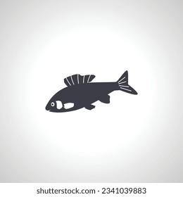Fish icon, Fish isolated icon
