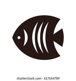 Fish icon isolated on white background