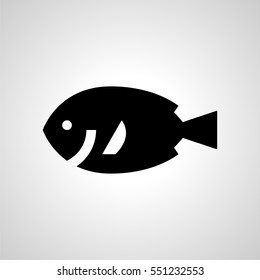 fish icon. isolated sign symbol