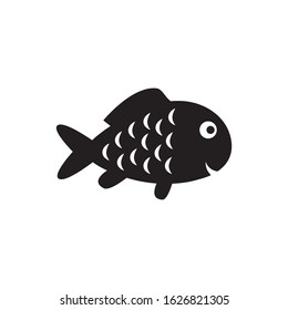Fish icon isolated vector symbol