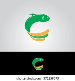 fish icon logo 