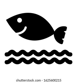 fish icon or logo isolated sign symbol vector illustration - high quality black style vector icons
