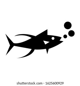 fish icon or logo isolated sign symbol vector illustration - high quality black style vector icons
