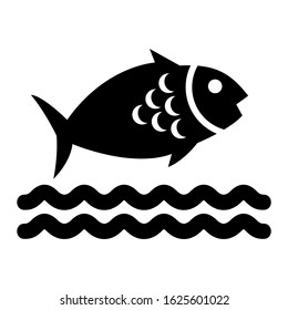 fish icon or logo isolated sign symbol vector illustration - high quality black style vector icons
