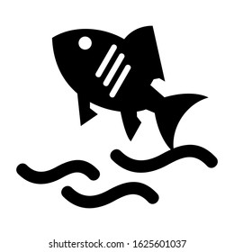fish icon or logo isolated sign symbol vector illustration - high quality black style vector icons

