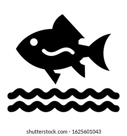 fish icon or logo isolated sign symbol vector illustration - high quality black style vector icons
