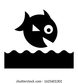 fish icon or logo isolated sign symbol vector illustration - high quality black style vector icons
