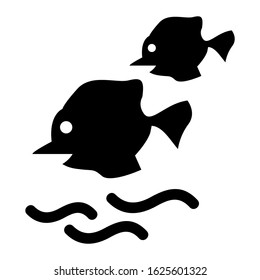 fish icon or logo isolated sign symbol vector illustration - high quality black style vector icons
