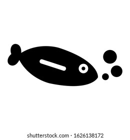 fish icon or logo isolated sign symbol vector illustration - high quality black style vector icons
