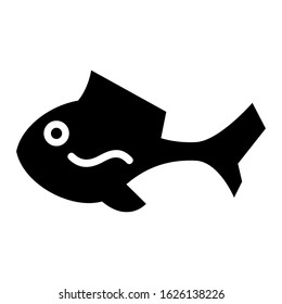 fish icon or logo isolated sign symbol vector illustration - high quality black style vector icons

