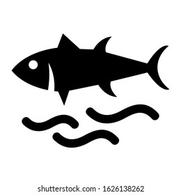 fish icon or logo isolated sign symbol vector illustration - high quality black style vector icons
