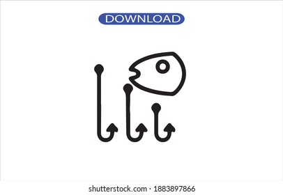 fish icon or logo isolated sign symbol vector illustration - high quality black style vector icons.