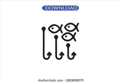 fish icon or logo isolated sign symbol vector illustration - high quality black style vector icons.