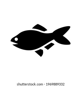 fish icon or logo isolated sign symbol vector illustration - high quality black style vector icons
