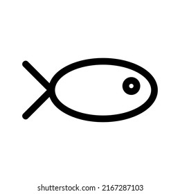 fish icon or logo isolated sign symbol vector illustration - high quality black style vector icons
