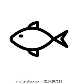 fish icon or logo isolated sign symbol vector illustration - high quality black style vector icons
