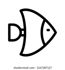 fish icon or logo isolated sign symbol vector illustration - high quality black style vector icons
