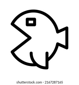 fish icon or logo isolated sign symbol vector illustration - high quality black style vector icons
