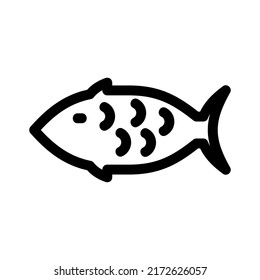 fish icon or logo isolated sign symbol vector illustration - high quality black style vector icons
