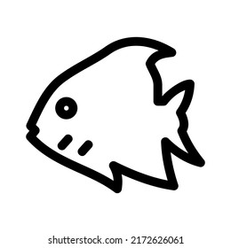 fish icon or logo isolated sign symbol vector illustration - high quality black style vector icons

