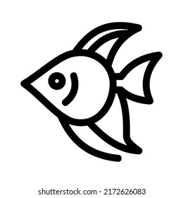 fish icon or logo isolated sign symbol vector illustration - high quality black style vector icons
