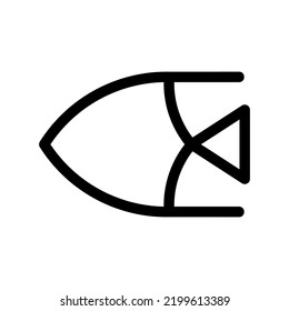 fish icon or logo isolated sign symbol vector illustration - high quality black style vector icons
