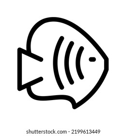 fish icon or logo isolated sign symbol vector illustration - high quality black style vector icons
