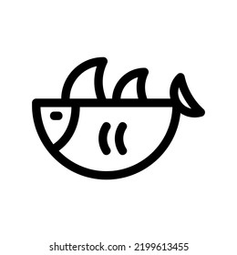 fish icon or logo isolated sign symbol vector illustration - high quality black style vector icons

