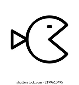 fish icon or logo isolated sign symbol vector illustration - high quality black style vector icons
