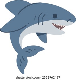 Fish icon logo vector illustration