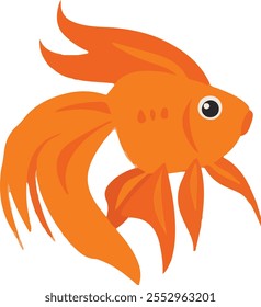 Fish icon logo vector illustration