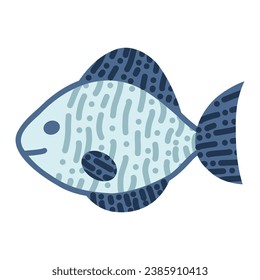 Fischsymbol. Umriss-Illustration von Fisch-Vektorsymbol für Web
