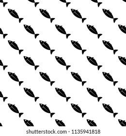 a fish icon in Pattern style on white background