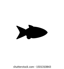 Fish icon. Sea food symbol. Fishing farm sign