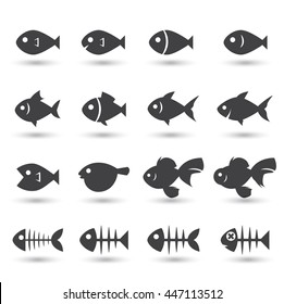 Fish Icon Set