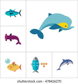 Fish Icon Set