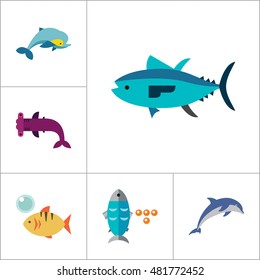 Fish Icon Set