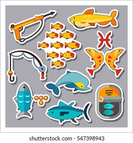 Fish Icon Set