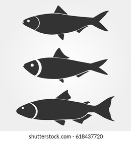 fish icon set