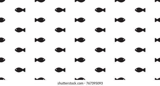 fish icon shark dolphin whale sea ocean vector seamless pattern wallpaper background