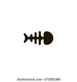 fish icon. sign design
