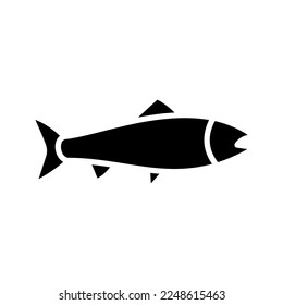 Fish icon. sign for mobile concept and web design. vector illustration