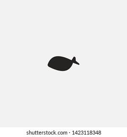 fish icon sign signifier vector