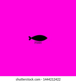 fish icon sign signifier vector