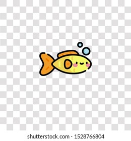 fish icon sign and symbol. fish color icon for website design and mobile app development. Simple Element from sailor collection for mobile concept and web apps icon.