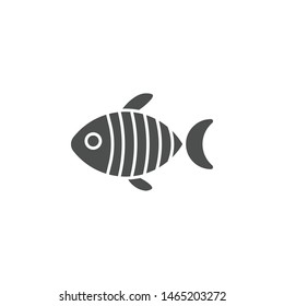 Fish icon. Simple glyph, flat vector of summer icons for ui and ux, website or mobile application