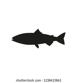 Fish icon. Simple vector illustration.