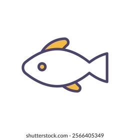 Fish icon. Summer icon design. vector graphic